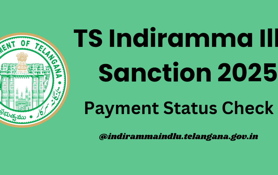 TS Indiramma Illu Sanction 2025